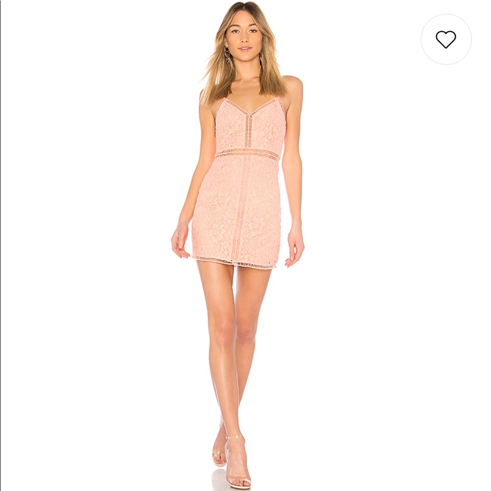 NBD Coleen Dress in Salmon